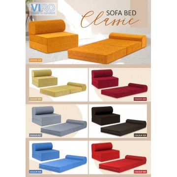 Viro 1 Seater Classic Sofa Bed | 25% OFF COUPON CODE : MAXBED25